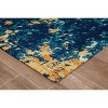 40"x54" Bilbao 1/2" Rug'D Chair Floor Mat Blue/Orange - Anji Mountain: Durable, Felt Backed, Indoor Rectangle Polyester Mat - 2 of 4