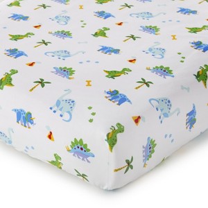 Wilkin 100% Cotton Fitted Crib Sheet - Baby - 1 of 3