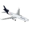 McDonnell Douglas MD-11F Commercial Aircraft "Lufthansa Cargo" White with Dark Blue 1/400 Diecast Model by GeminiJets - 2 of 3