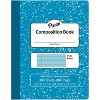 Pacon® Pastel Composition Book, Blue Marble Cover, Light Blue Sheets, 3/8" Ruled, 9-3/4" x 7-1/2", 100 Sheets, Pack of 6 - 2 of 4