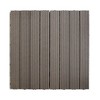 24 in. x 12 in. Solid Straight Strip  WPC Interlocking Decking Tile (5 per Case) - 4 of 4