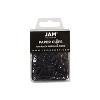 JAM Paper Colored Standard Paper Clips Small 1 Inch Black Paperclips 2183750B - 2 of 3