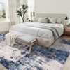 Area Rug, Indoor Rug - Vintage Washable Distressed Carpet for Living Room, Bedroom, Retro Accent Throw for Office, Dining Room - 4 of 4