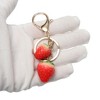 Unique Bargains Strawberry Handbag Charm Gold Tone Red 1 Pc - 4 of 4