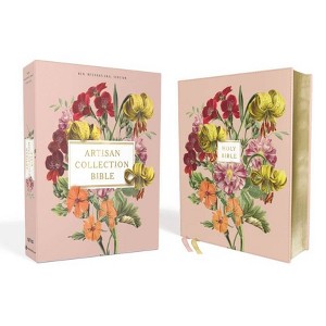 Niv, Artisan Collection Bible, Leathersoft, Blush Floral, Red Letter Edition, Comfort Print - by  Zondervan (Leather Bound) - 1 of 1