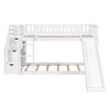 TiramisuBest L-Shaped Twin Bunk Bed with Ladder,Gray, Space-Saving Convertible Bedroom Furniture for Kids & Teens - 4 of 4