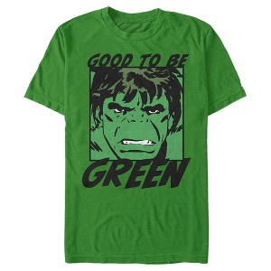 Men's Marvel St. Patrick's Day Hulk Good to be Green T-Shirt - 1 of 4