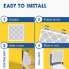 16x25x1 AC and Furnace Air Filter by EcoAire, Model: 16X25X1 - MERV 7 Odor, 6PK - 4 of 4