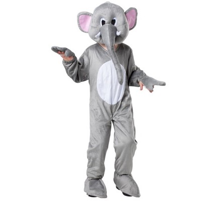  Cute Little Dark Grey Elephant Mascot Costume : Sports &  Outdoors