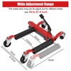 WhizMax Car Wheel Dolly, 1500LBS Capacity Hydraulic Trailer Dolly with Foot Pedal for Vehicle Positioning for Cars Boats Motorcycles - 2 of 4