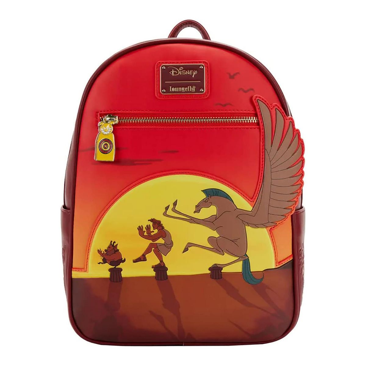 Loungefly Disney Hercules 25th Anniversary Sunset Mini Backpack