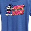 Women's - Disney - Positive Vibes Short Sleeve Graphic T-Shirt - 2 of 4