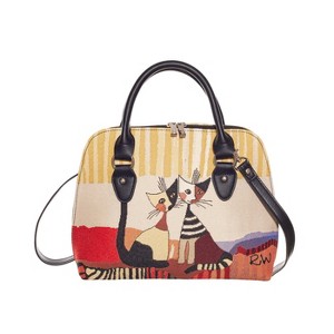Signare USA Rosina Cat Cappia Convertible Top Handle Purse Handbag - 1 of 4