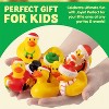 Joyfy Christmas Rubber Duckies Gifts for Kids – Festive Bath Toys & Stocking Stuffers (Santa, Reindeer & Snowman Designs) - 4 of 4
