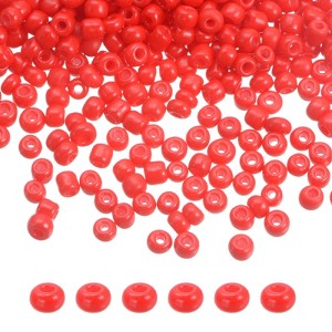 Unique Bargains Loose Craft DIY Earring Necklace Making Glass Round Beads 6000 Pcs - 1 of 4