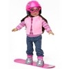 Sophia's - 18 inches Doll - Jeans, Stripe T, Fur Vest & Fur Boots Set - Light Pink - 3 of 3