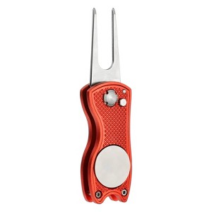 Unique Bargains Foldable Metal Magnetic Golf Divot Repair Tool - 1 of 4