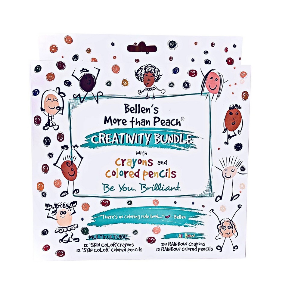 Photos - Accessory Bellen's More Than Peach Creativity Bundle with Colored Pencils & Crayons