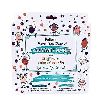 Bellen's More Than Peach Creativity Bundle with Colored Pencils & Crayons