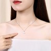 Necklace Fan for Women - HTUTWOO™ 925 sterling silver Necklace, Dainty Handmade Shell Beach Necklace, for Everyday Wear&occasions - 3 of 4