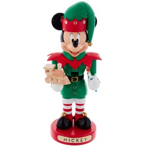 Kurt Adler 10-Inch Disney Mickey The Elf Nutcracker - 1 of 4