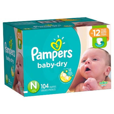 pampers baby dry size 0