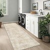 Washable Runner Rug 2x6 Runner Modern Non Slip Kitchen Rugs Geometric - 2 of 4