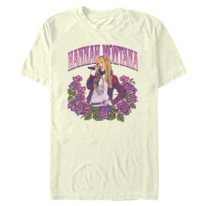 Mens Hannah Montana Roses Teen Star T Shirt - 1 of 4