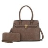 MKF Collection Bruna Satchel Bag with a Matching Wallet by Mia K - 2 of 4
