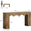 Tribesigns 62.99" Farmhouse Wooden Console Table - 3 of 4