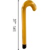 4E's Novelty Old Inflatable Cane Walking Stick Crutch, Old Age Costume Accessory, Retirement Gag Gift Party Decorations - 3 of 4