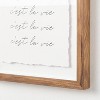 12" x 16" Cest la Vie Framed Wall Art - Threshold™ designed with Studio McGee - image 3 of 4