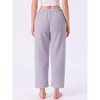 INSPIRE CHIC Women's Pajama Bottoms Fleece Elastic Waistband Loungewear Warm & Soft Long Pants - 4 of 4