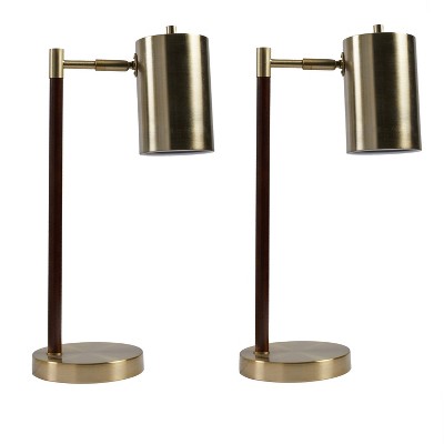 wood task lamp