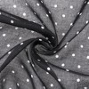 INSPIRE CHIC Women Polka Dots Cotton Linen Retro Solid Color Plain Square Neck Scarves 1Pc - 4 of 4