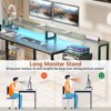 Aheaplus L-Shaped Computer Desk with Drawers and Monitor Shelf - 4 of 4