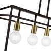 Livex Lighting Devone 4 - Light Chandelier in  Bronze/Antique Brass - 4 of 4