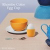 Lyngby Porcelain Rhombe Color Egg Cup - Yellow - 3 of 4