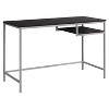 Monarch Specialties Computer Desk Home Office Laptop 48InchL Work Metal Laminate Brown Grey Contemporary Modern - image 2 of 4