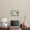Art Remedy Golden Henri Edmond Cross - Garden at Saint Clair Impresionism Landscape Wall Art, 15" x 10", Gold Frame - 2 of 4