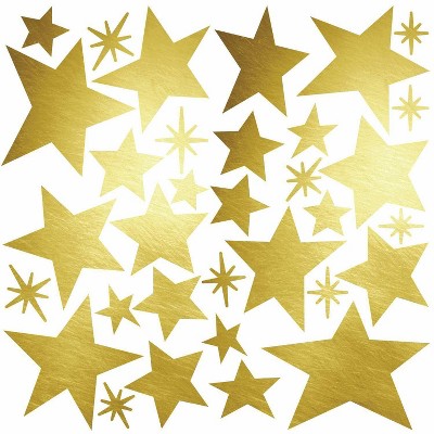 Star Peel and Stick Wall Decal with Foil - RoomMates