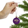 Western Carolina Primary Logo Mini Small Tiny Wood Christmas Tree Holiday Ornament - 2 of 4