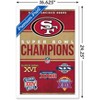 Trends International NFL San Francisco 49ers - Champions 23 Framed Wall Poster Prints - 3 of 4
