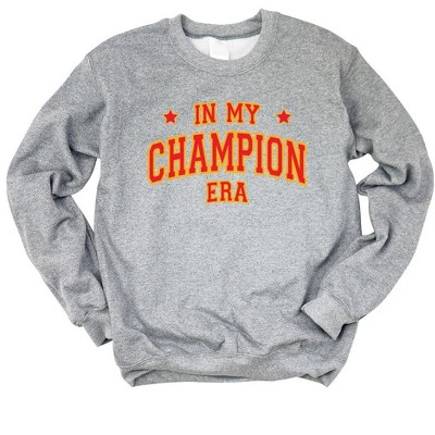 Simply Sage Market Women's Graphic Sweatshirt Red In My Champion Era