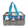 Bacati - Elephants Aqua/Lime/Gray Storage Caddy - 2 of 4