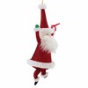 De Carlini Italian Ornaments 7.75 In Jolly Gift Jig Christmas Tree Ornament , Christmas Decor Freeblown Santa Mgd (1PC) - 4 of 4