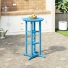 WestinTrends Malibu 42" All Weather HDPE Outdoor Patio Bar Height Bistro Table - Round - 2 of 4