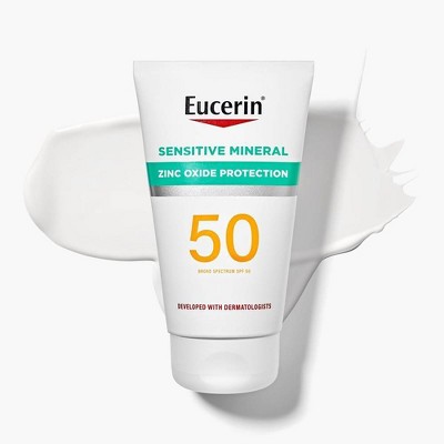 Eucerin Sensitive Mineral Sunscreen Lotion - SPF 50 - 4 fl oz