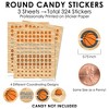 Big Dot of Happiness Nothin' but Net - Basketball - Baby Shower or Birthday Party Small Round Candy Stickers - Party Favor Labels - 324 Count - image 3 of 4