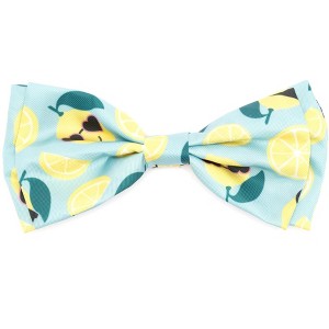 The Worthy Dog Lemons Adjustable Bow Tie Accessory - 1 of 3